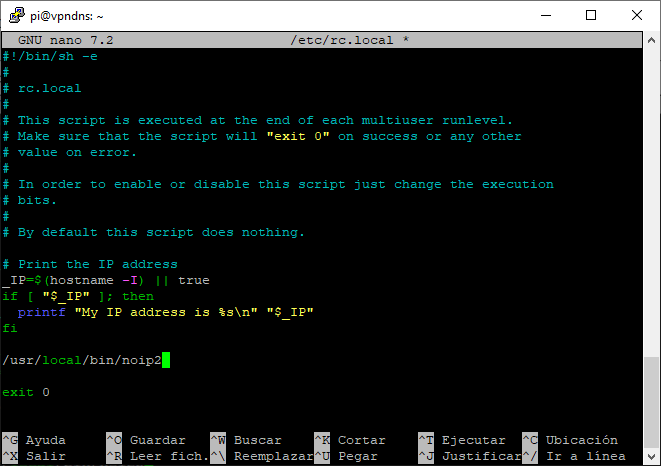 NoIP DUC en Raspberry Pi